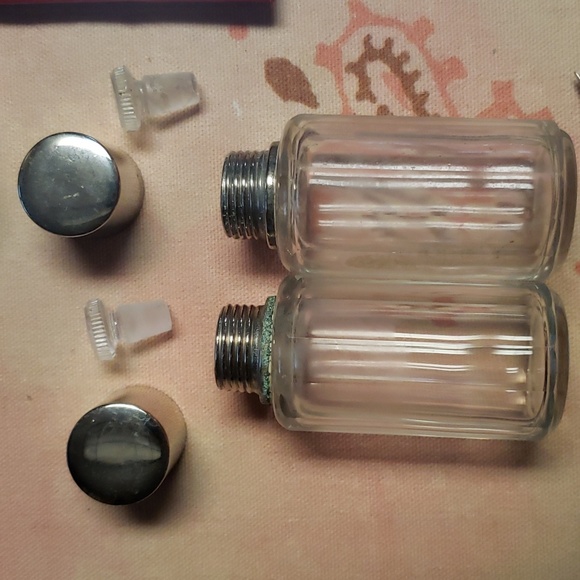 Vintage Vanity Set Antique French Travel Grooming Toiletries Set - Picture 5 of 17